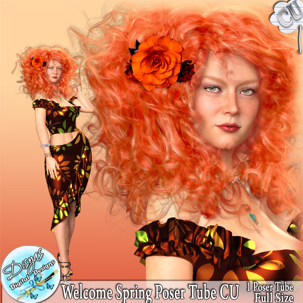 WELCOME SPRING POSER TUBE CU - FULL SIZE - Click Image to Close